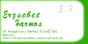 erzsebet harmos business card
